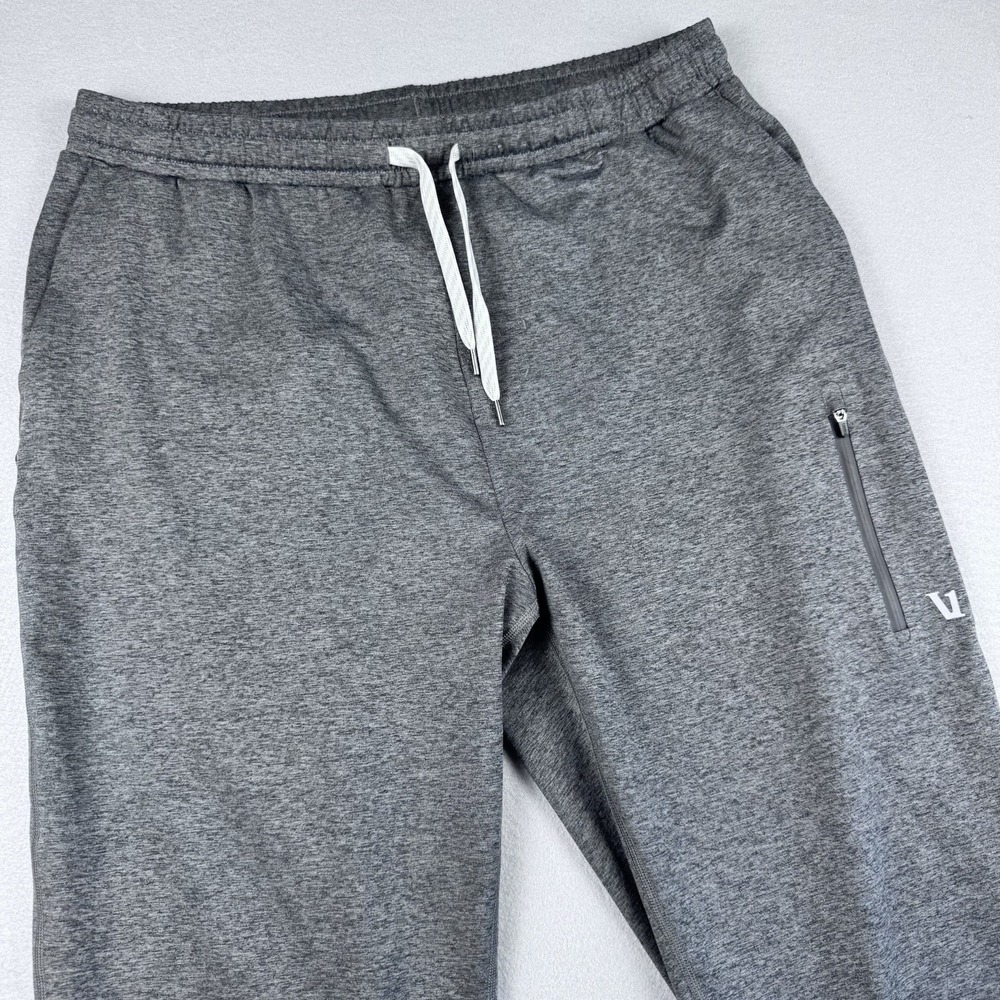 Vuori Sunday Performance Jogger Men XL Heather Gray Gym Training Athleisure